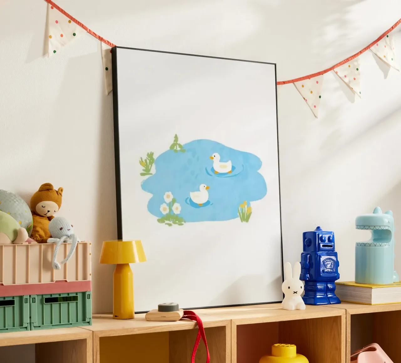 duck in the pool alluminio dibond da scoten