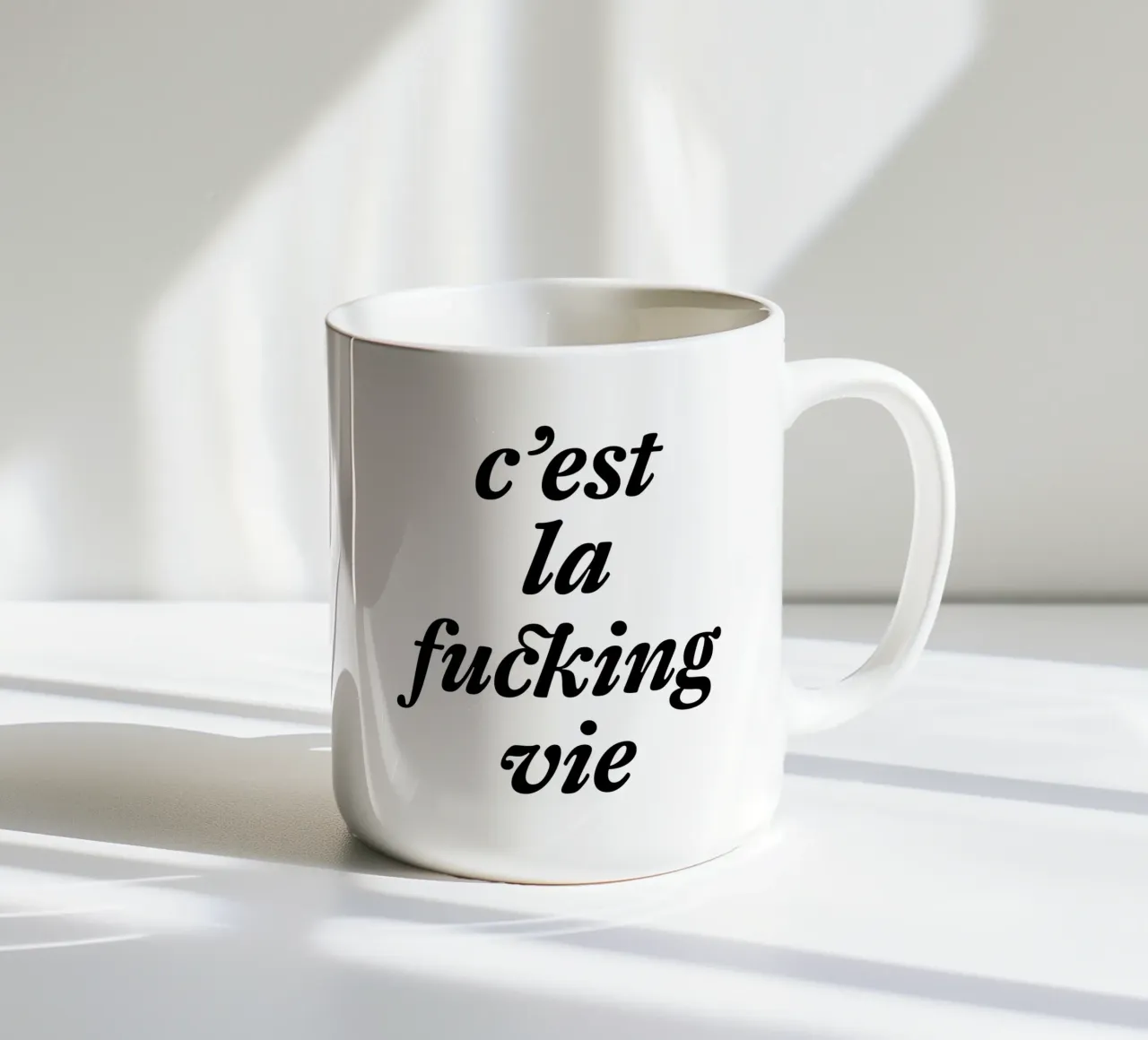 c'est la fottuta vita tazza in ceramica da The True Type