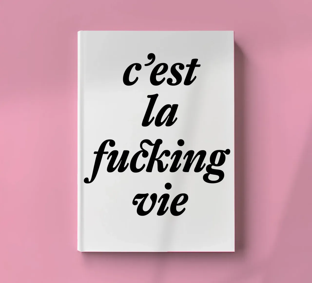 c'est la fucking vie notebook by The True Type