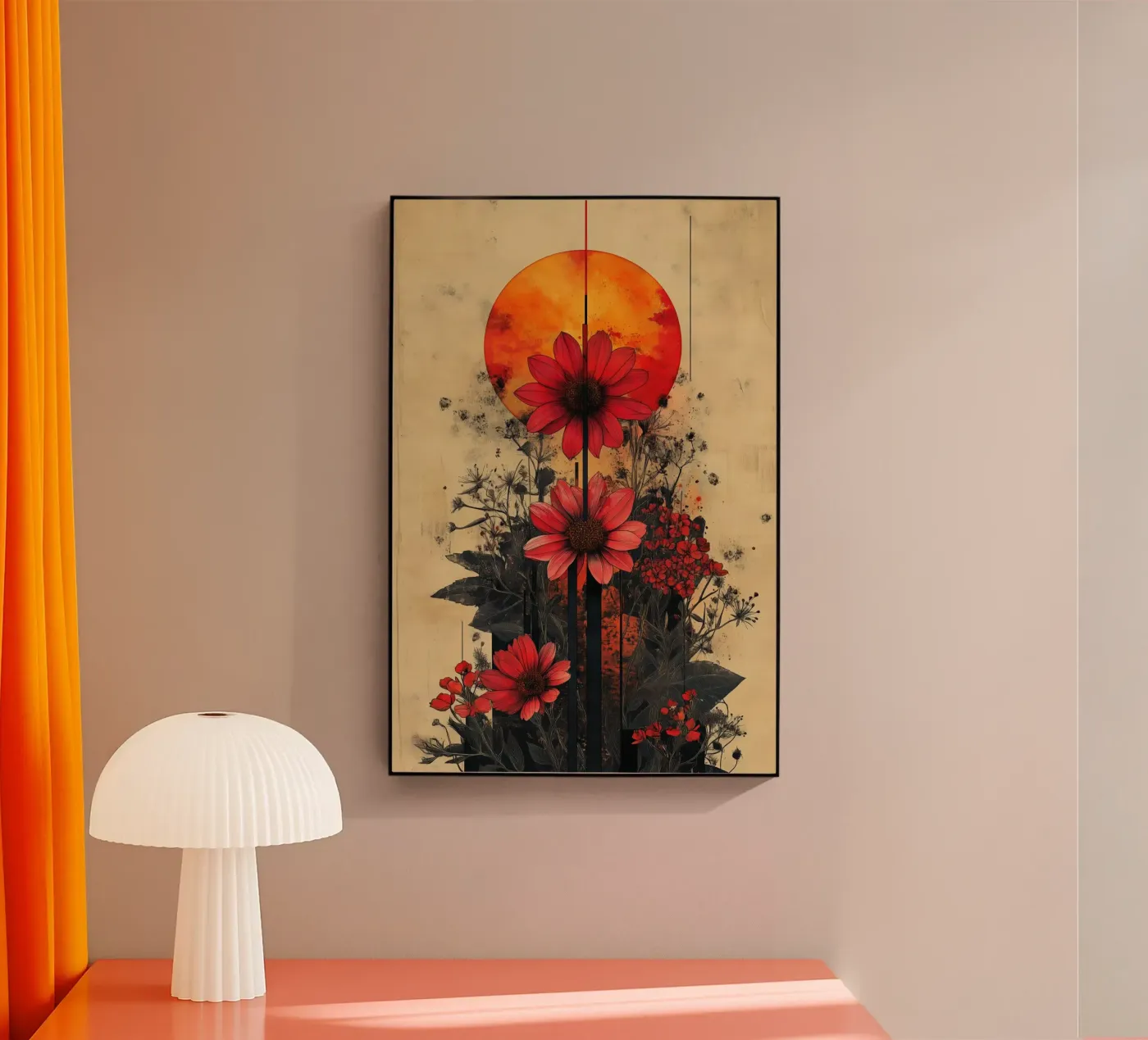 Fleur plexiglas de Tameo