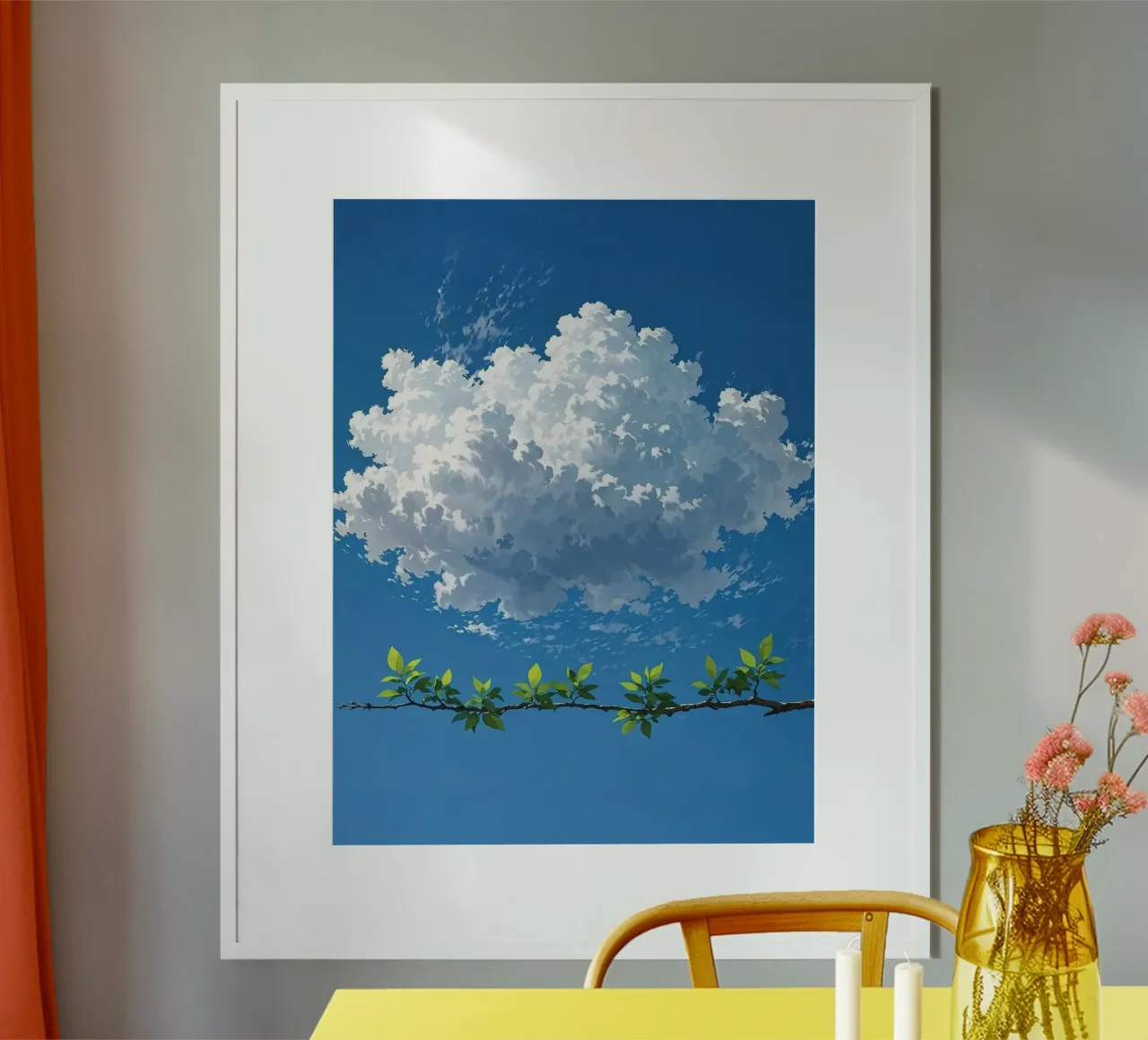 branch cloud Poster von scoten