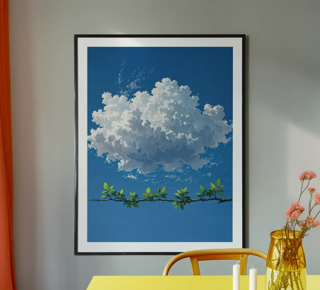 branch cloud Poster von scoten