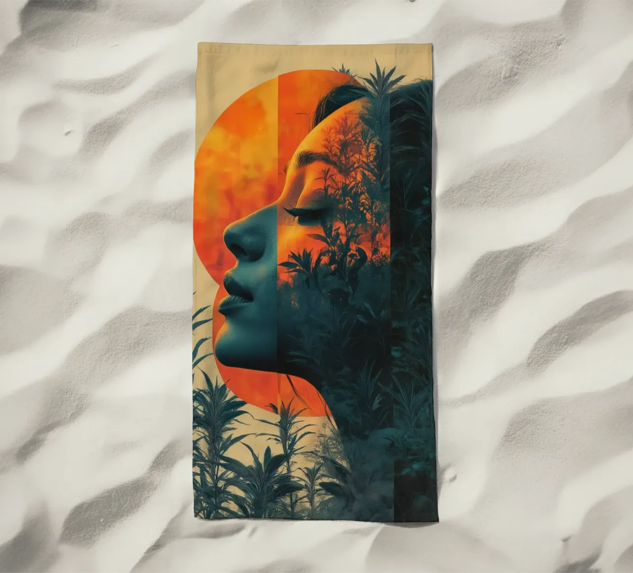 Ritratto botanico 1 telo mare da Tameo