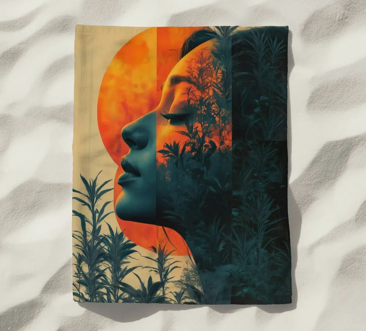 Ritratto botanico 1 telo mare da Tameo