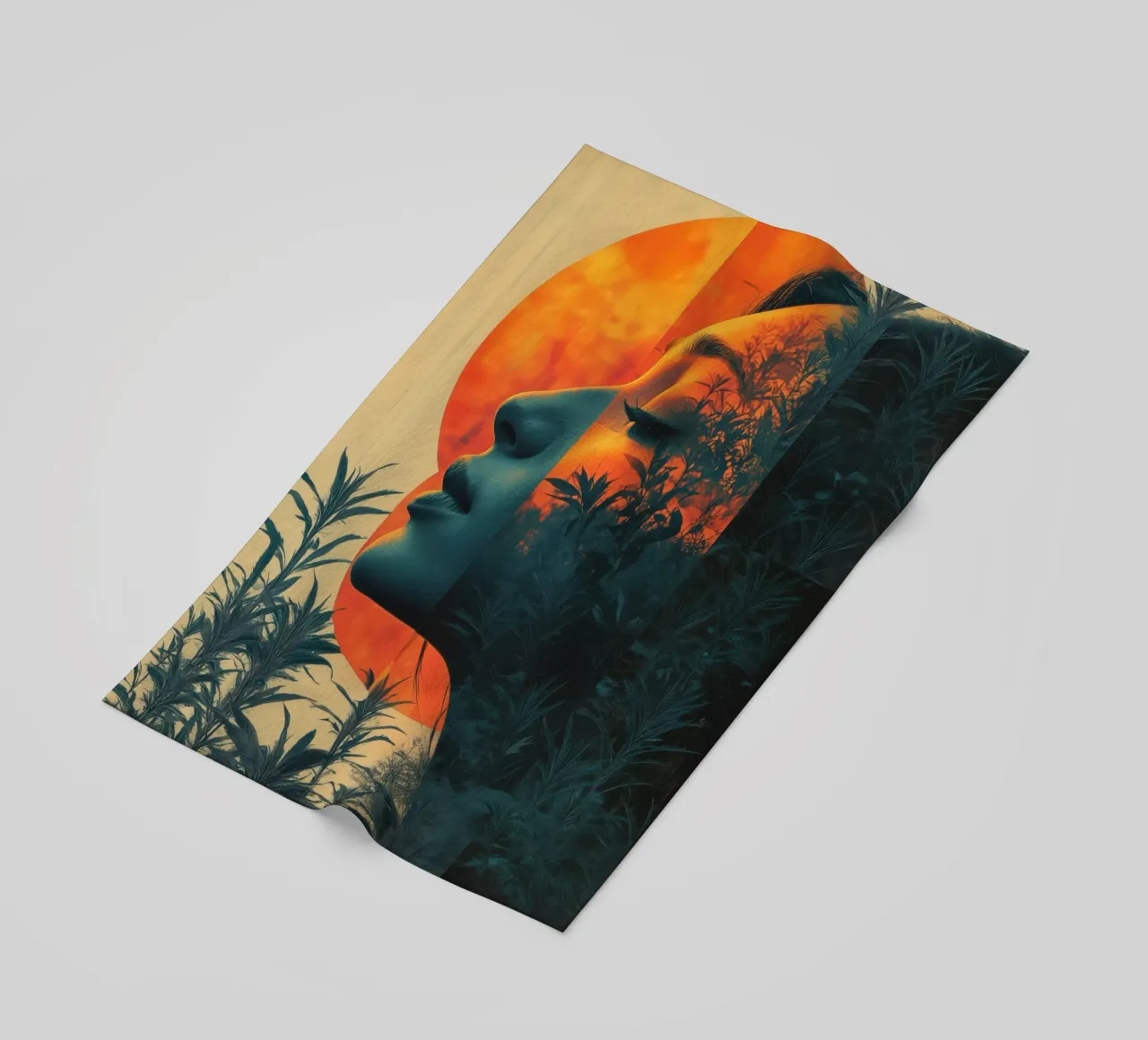 Ritratto botanico 1 telo mare da Tameo