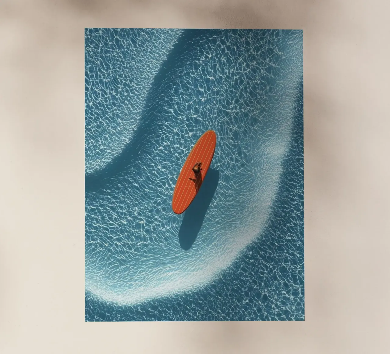 boat on curve ocean pellicola backlit da scoten