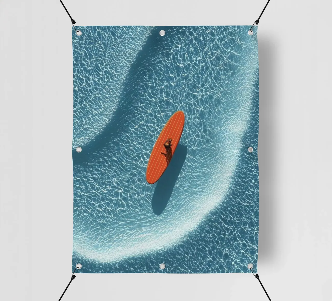 boat on curve ocean telo in pvc da scoten