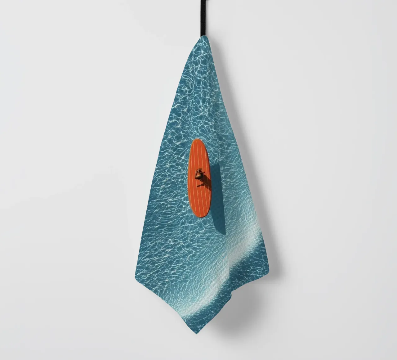 boat on curve ocean canovaccio da cucina da scoten