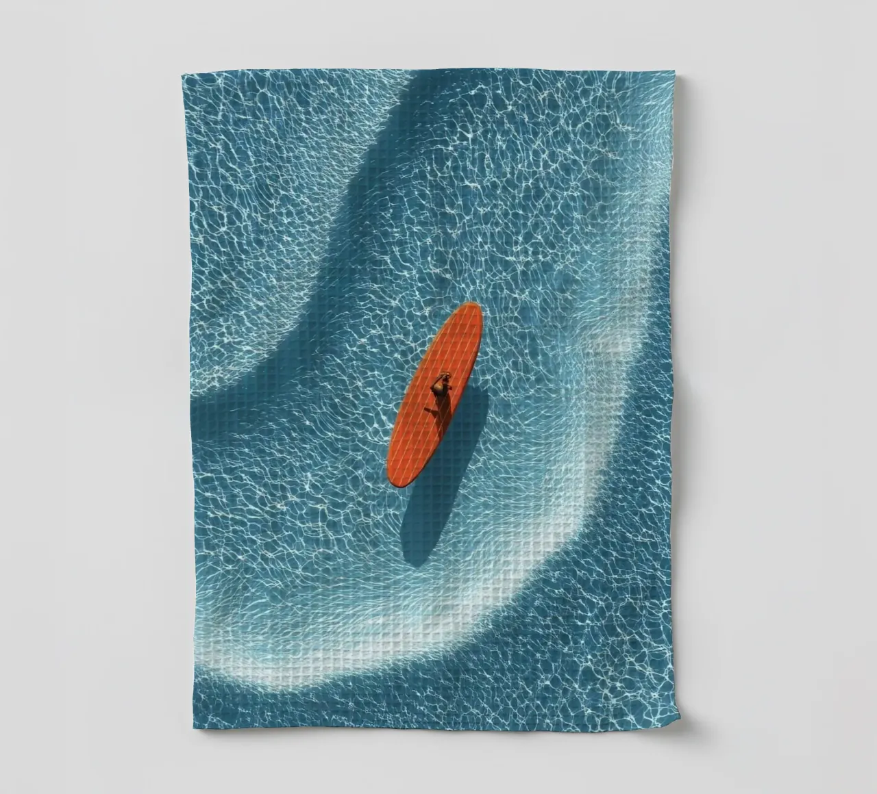 boat on curve ocean canovaccio da cucina da scoten