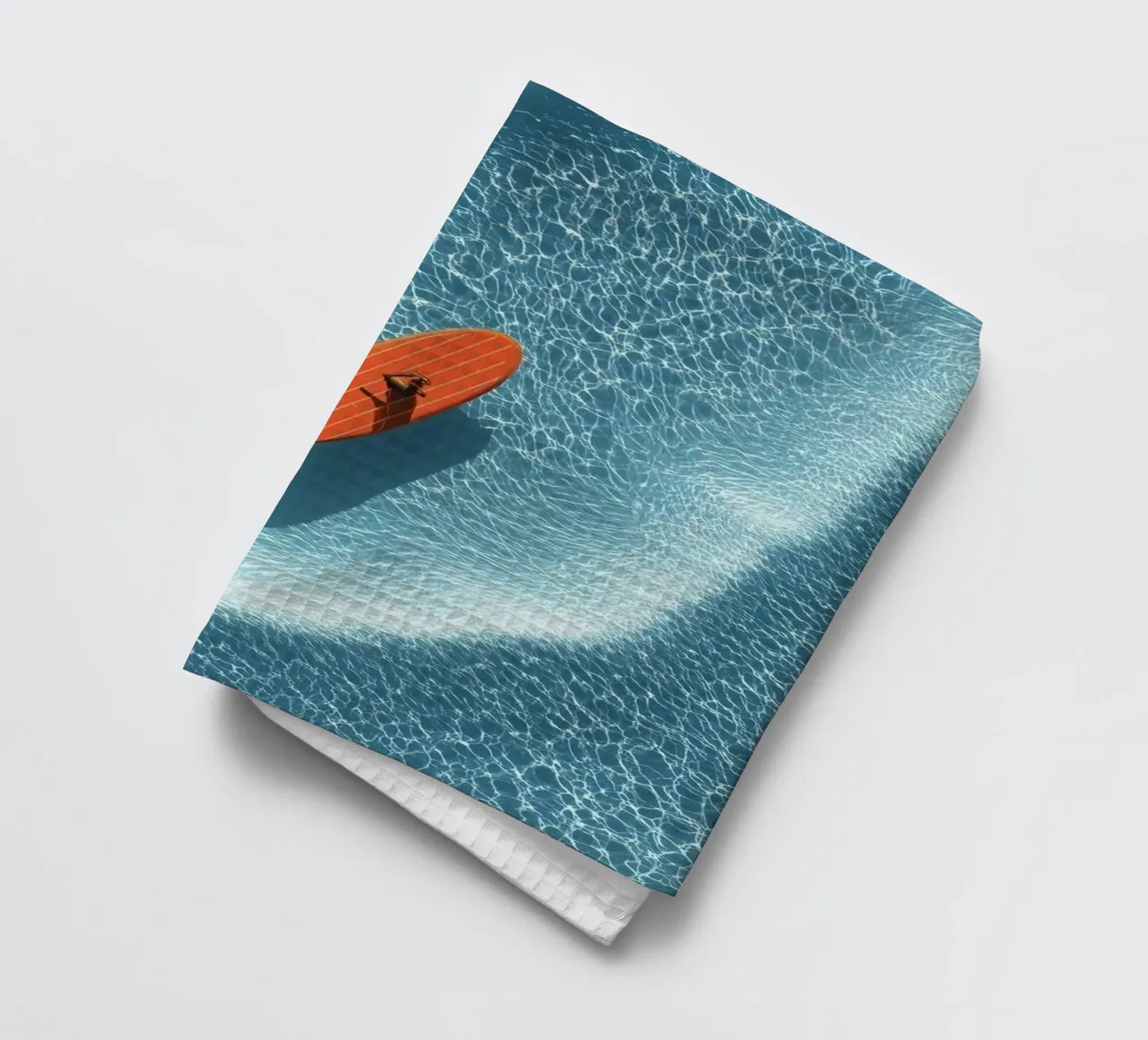 boat on curve ocean canovaccio da cucina da scoten