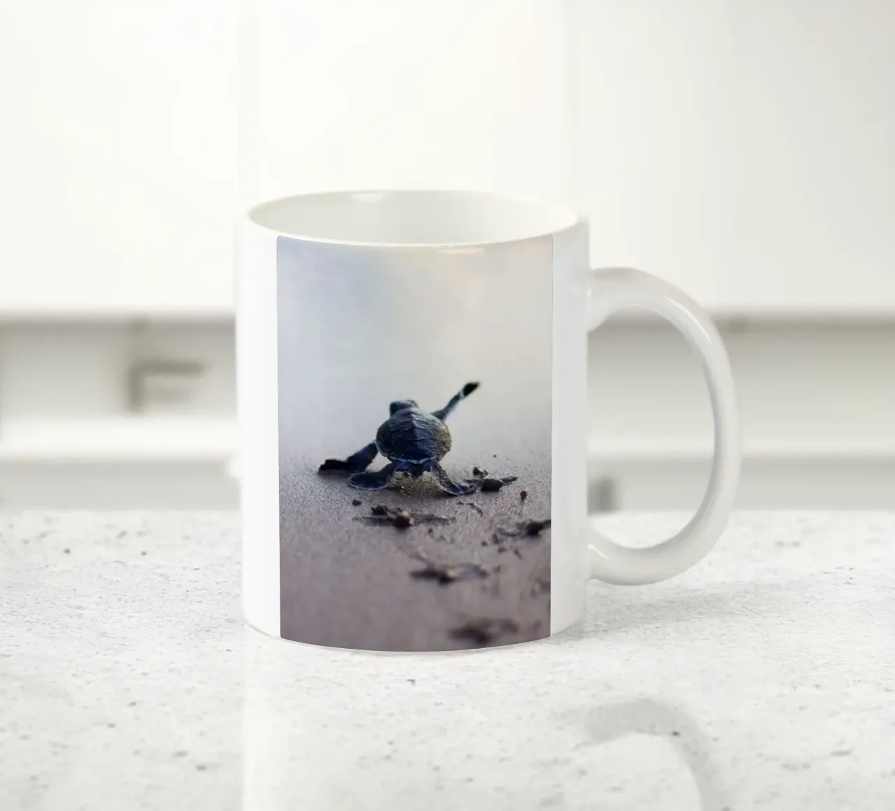 turtle footprint tazza in ceramica da scoten