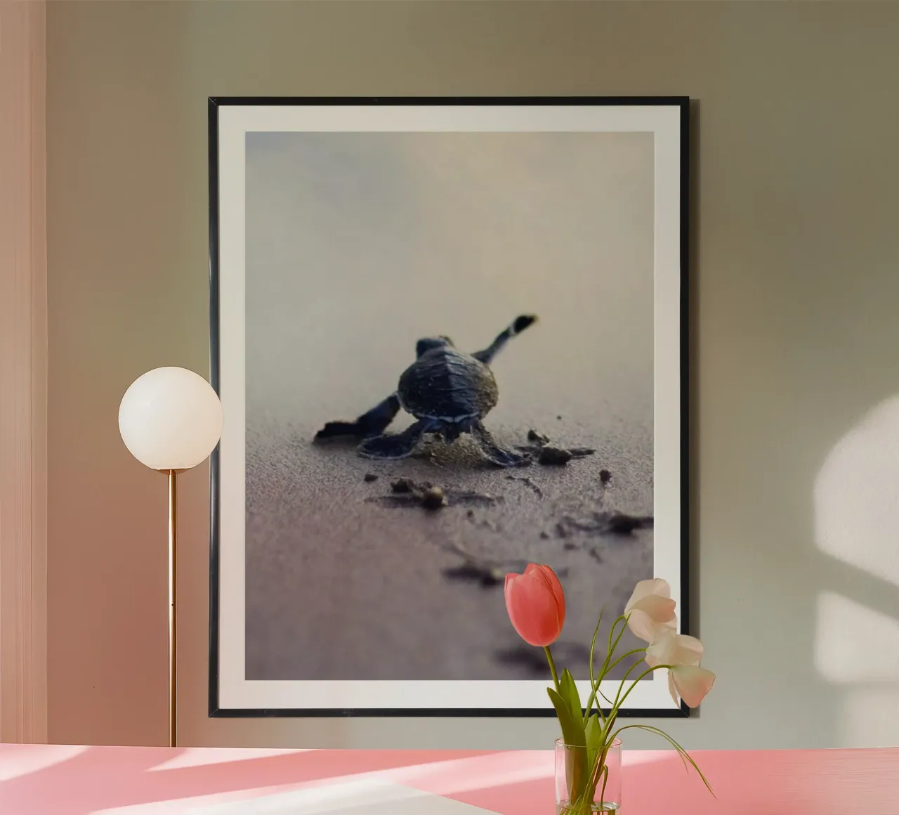 turtle footprint carta hahnemühle da scoten