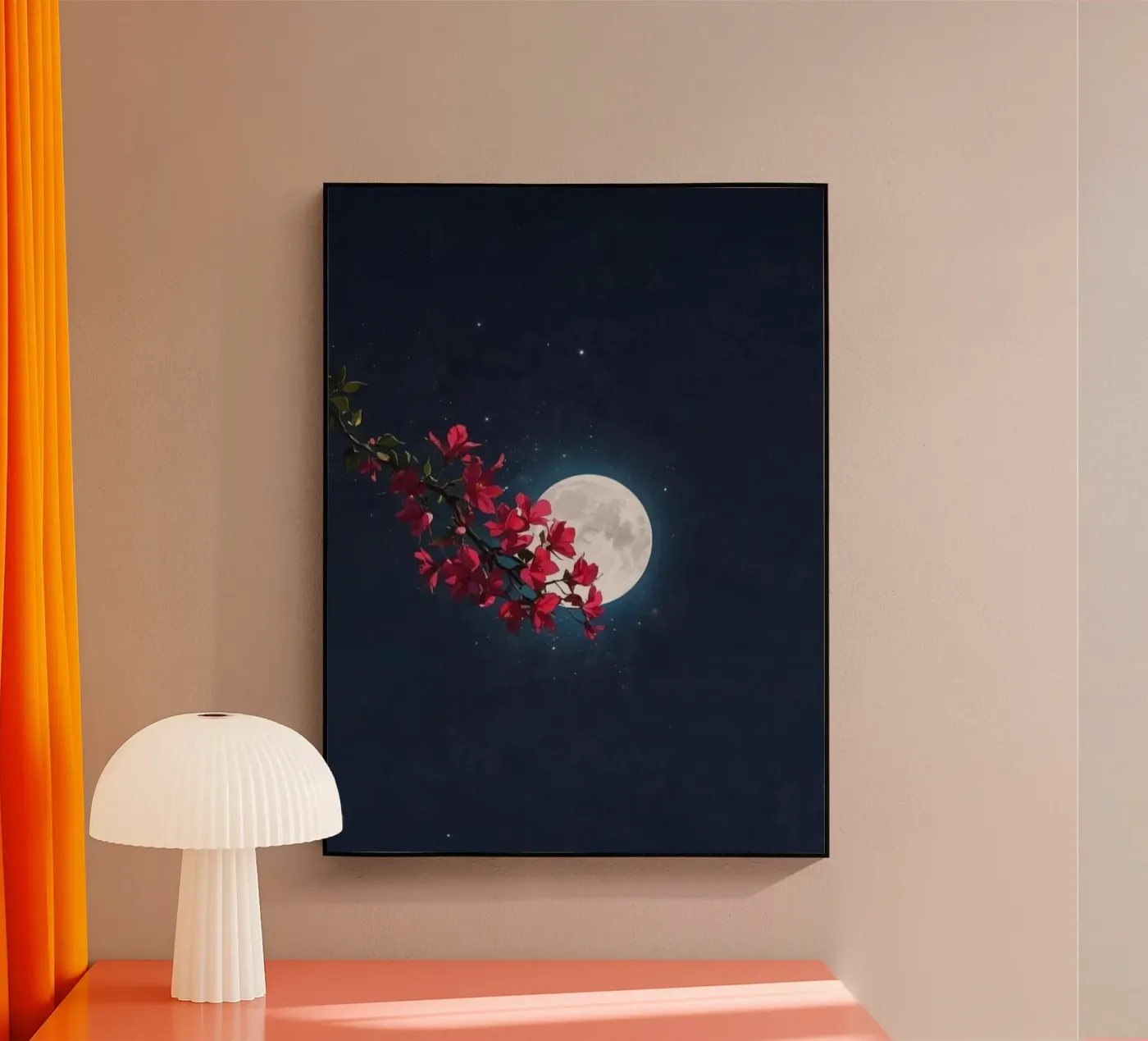 leaf moon Acryl-Glas von scoten