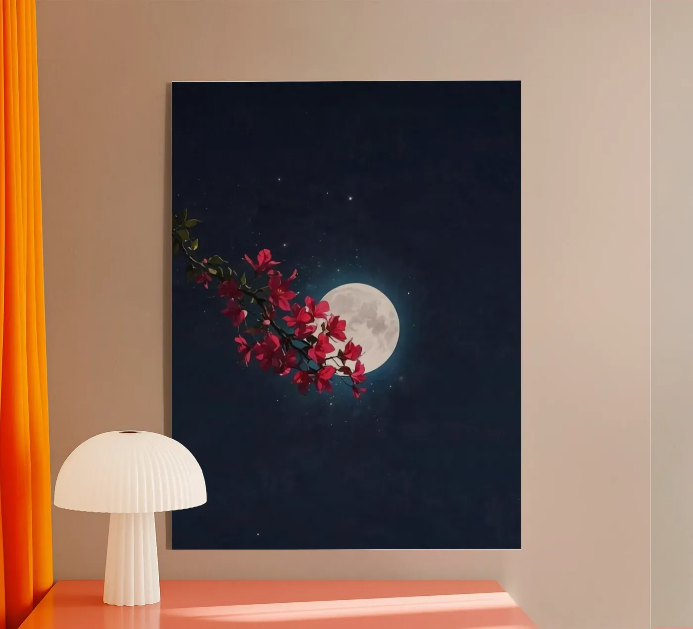 leaf moon Acryl-Glas von scoten