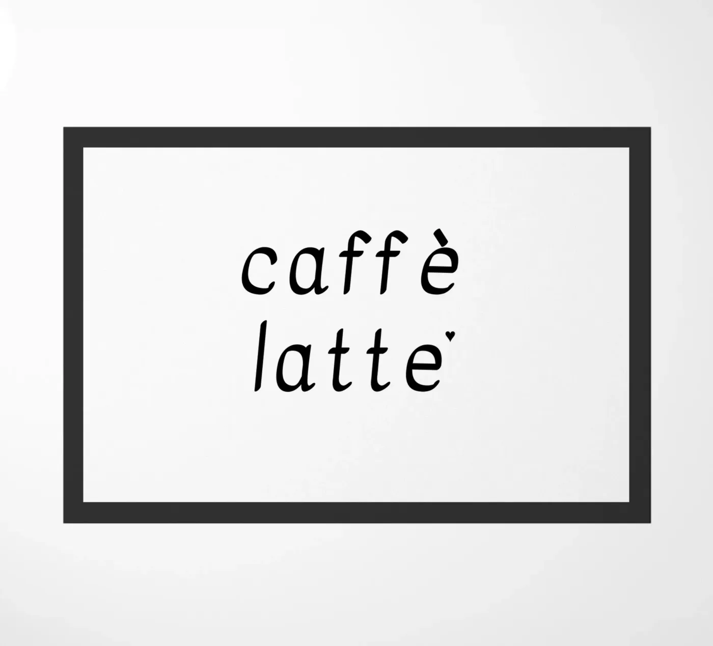 Caffè latte doormat by typolover