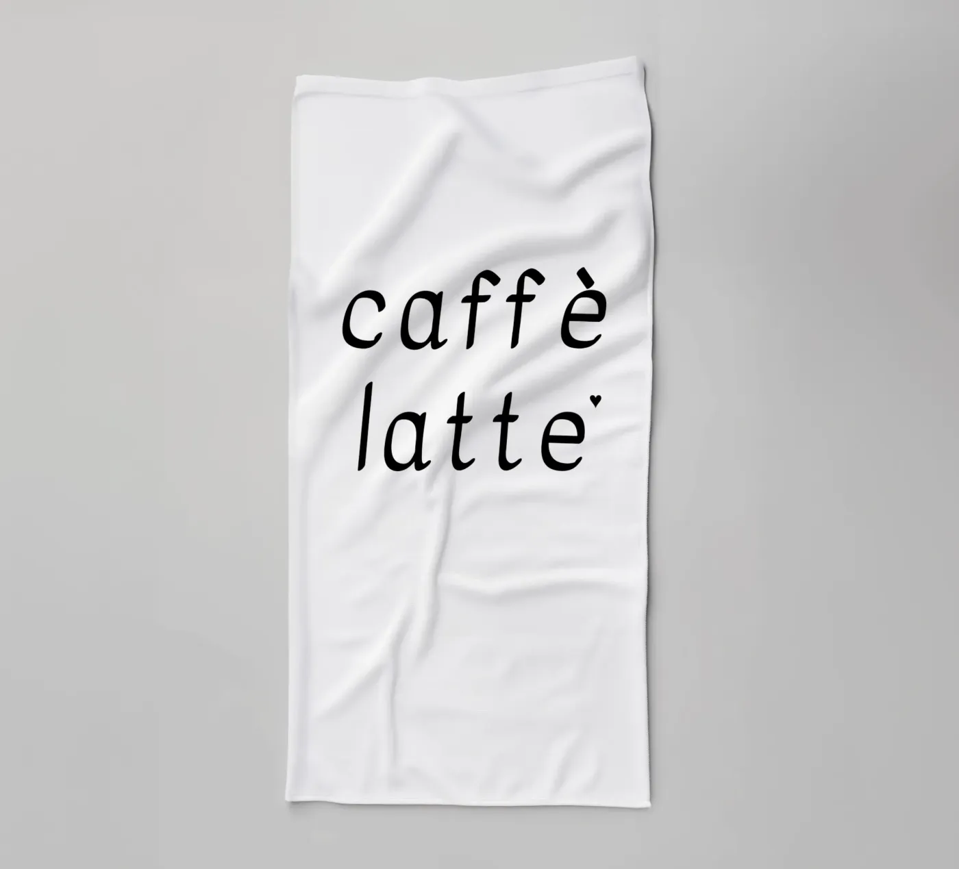 Caffè latte towel by typolover