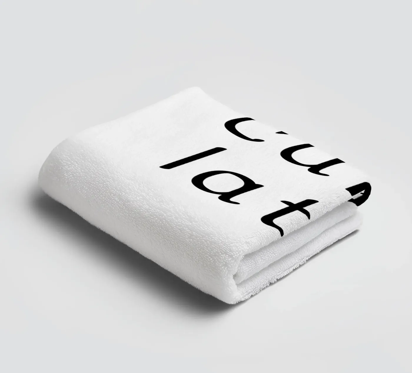 Caffè latte towel by typolover