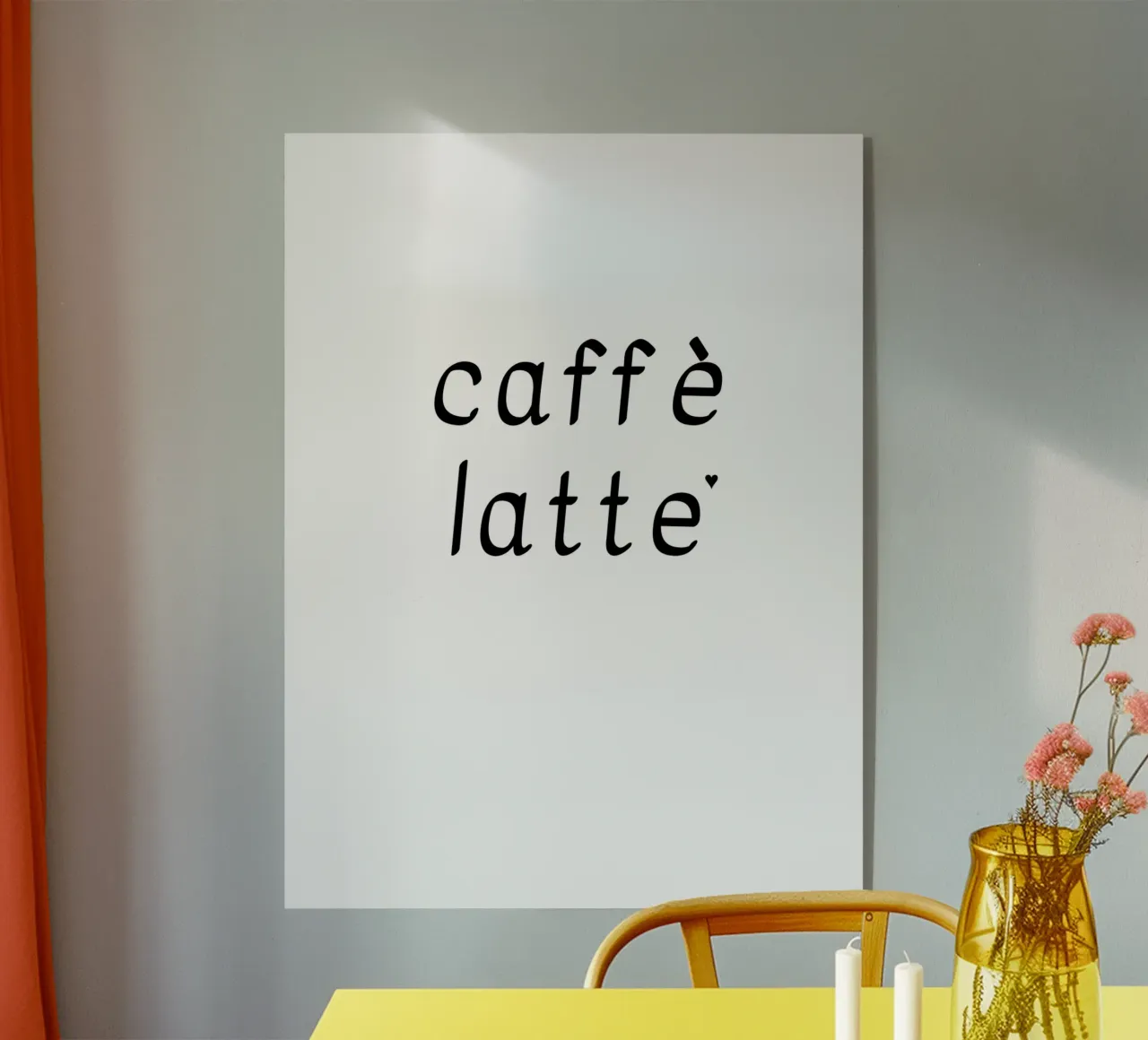 Caffè latte plexiglass da typolover