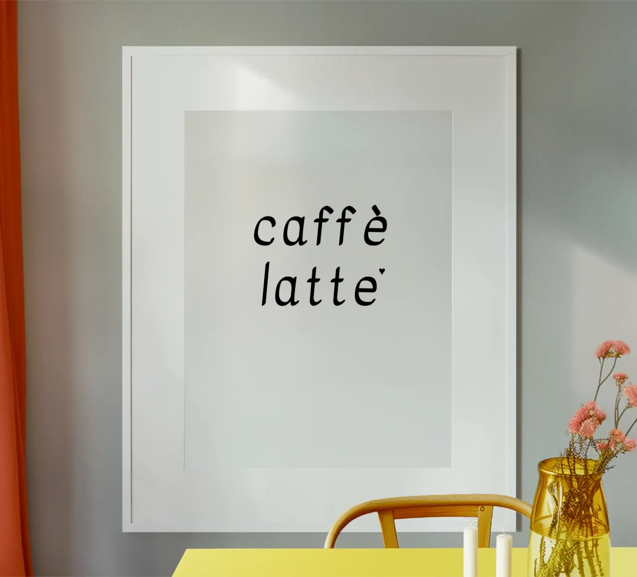 Caffè latte poster da typolover