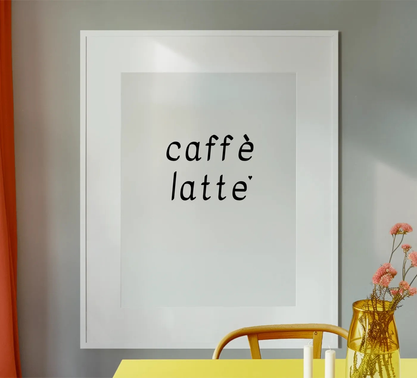 Caffè latte poster da typolover