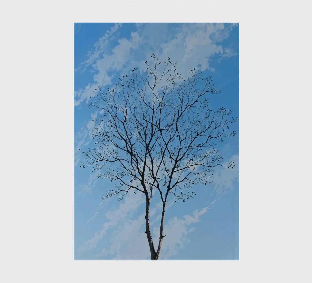 branch tree in cloud notebook by scoten