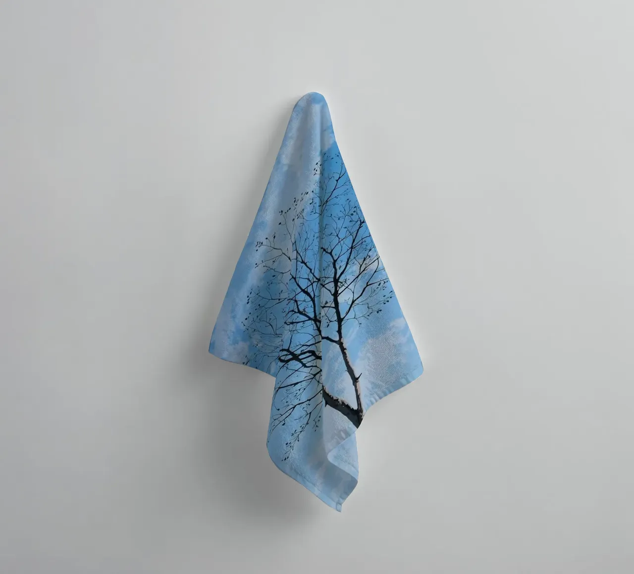 branch tree in cloud asciugamano da bagno da scoten