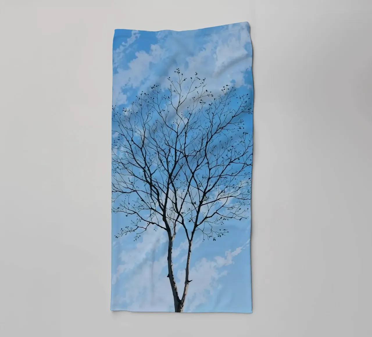 branch tree in cloud asciugamano da bagno da scoten