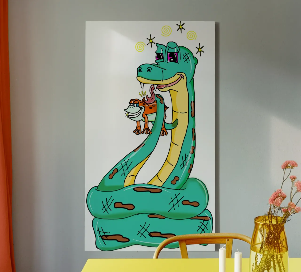 Have A Taste Before! canvas with Floater frame by sillyindustries