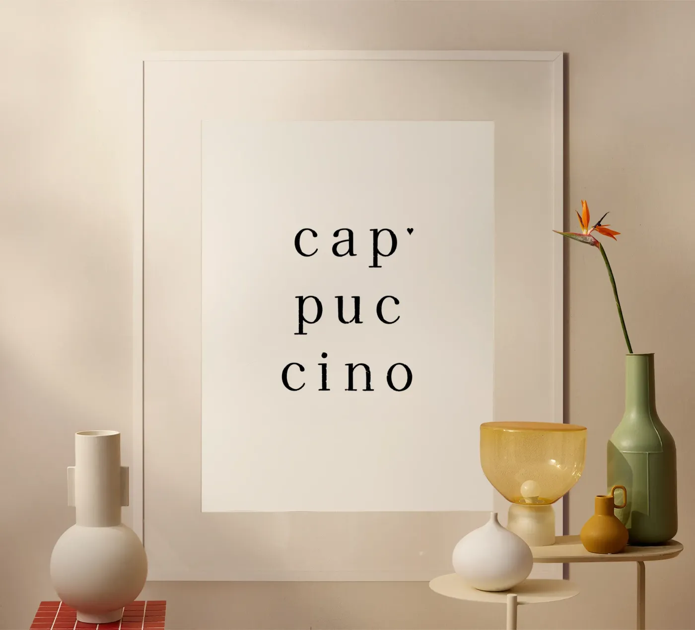 Cappuccino poster da typolover