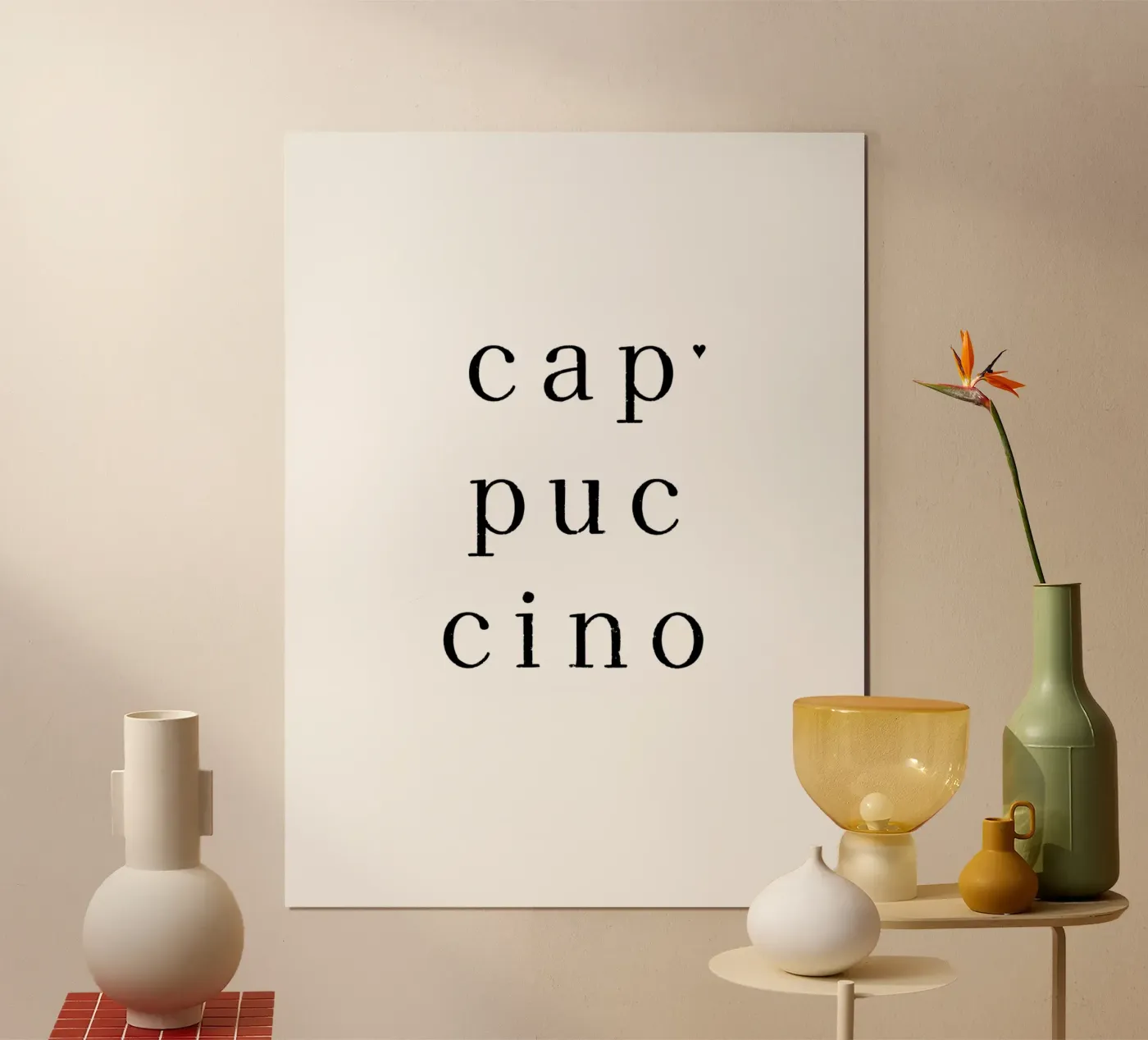 Cappuccino poster da typolover