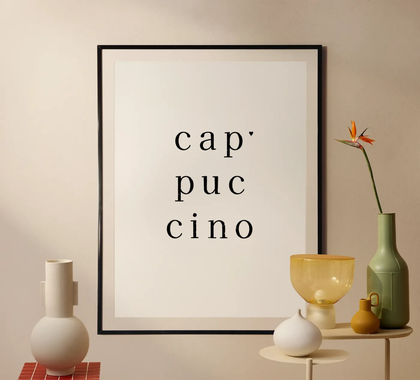 Cappuccino poster da typolover