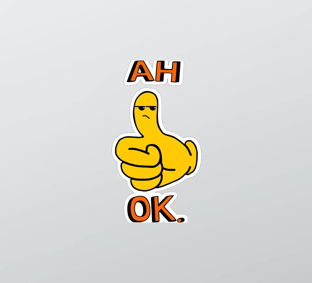 Ah Okay sticker by sillyindustries