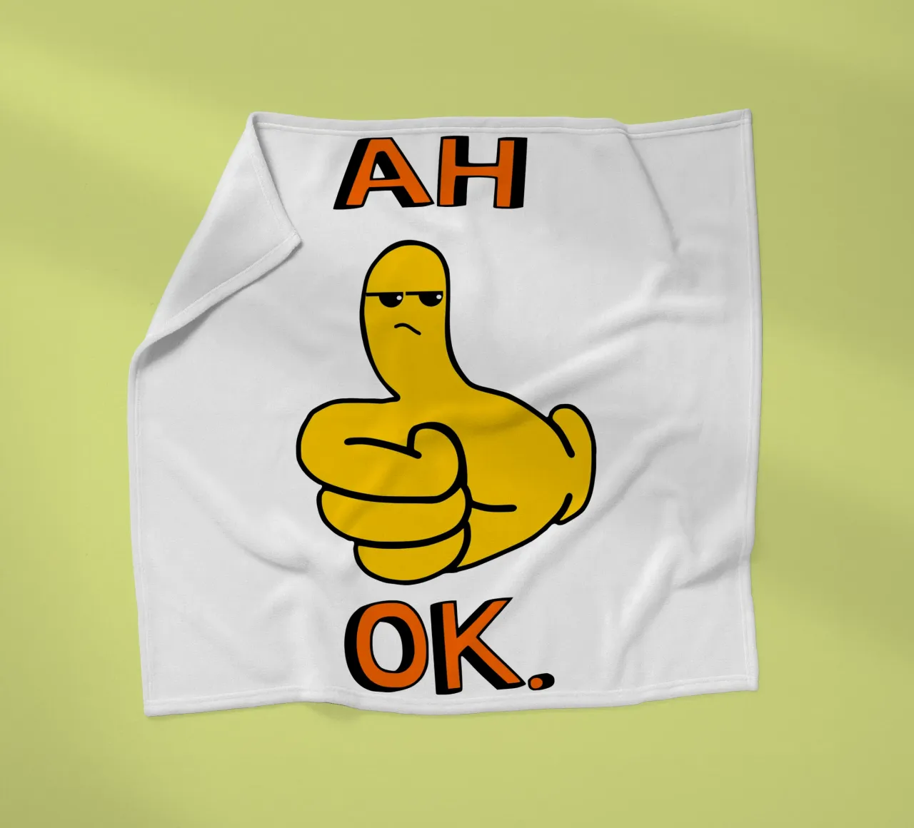 Ah Oké fleecedeken van sillyindustries
