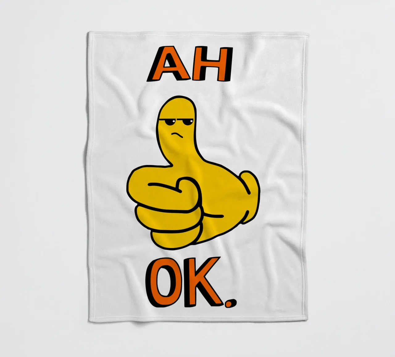 Ah Oké fleecedeken van sillyindustries