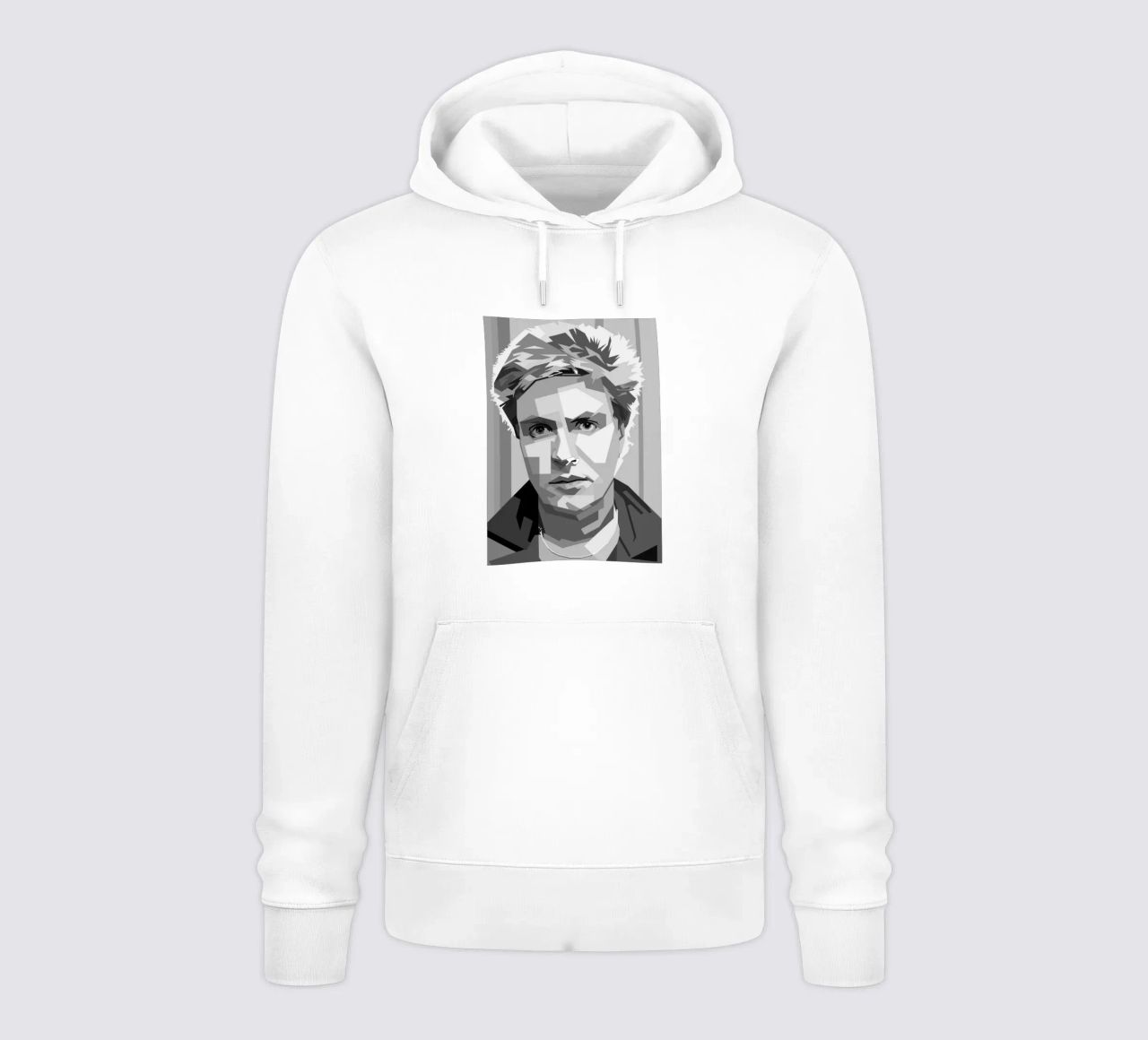 Simon Le Bon Monochrome WPAP felpa con cappuccio da KP Artwork