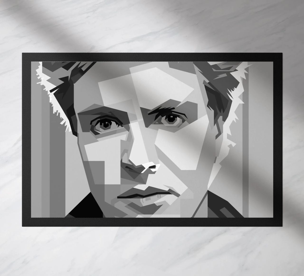 Simon Le Bon Monochrome WPAP zerbino da KP Artwork