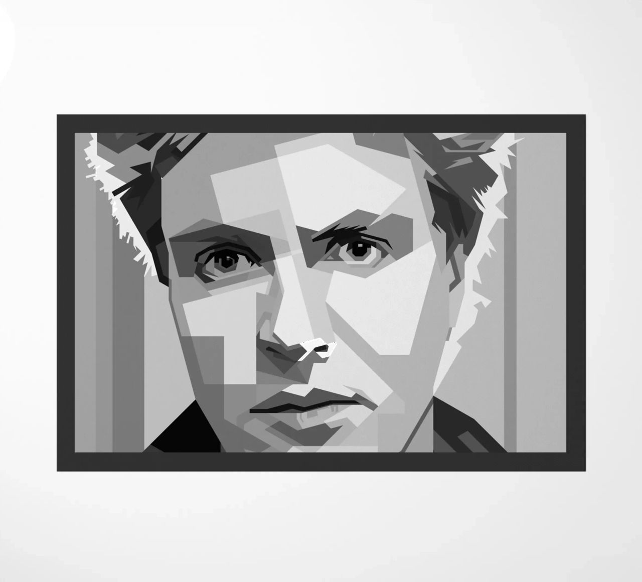 Simon Le Bon Monochrome WPAP zerbino da KP Artwork