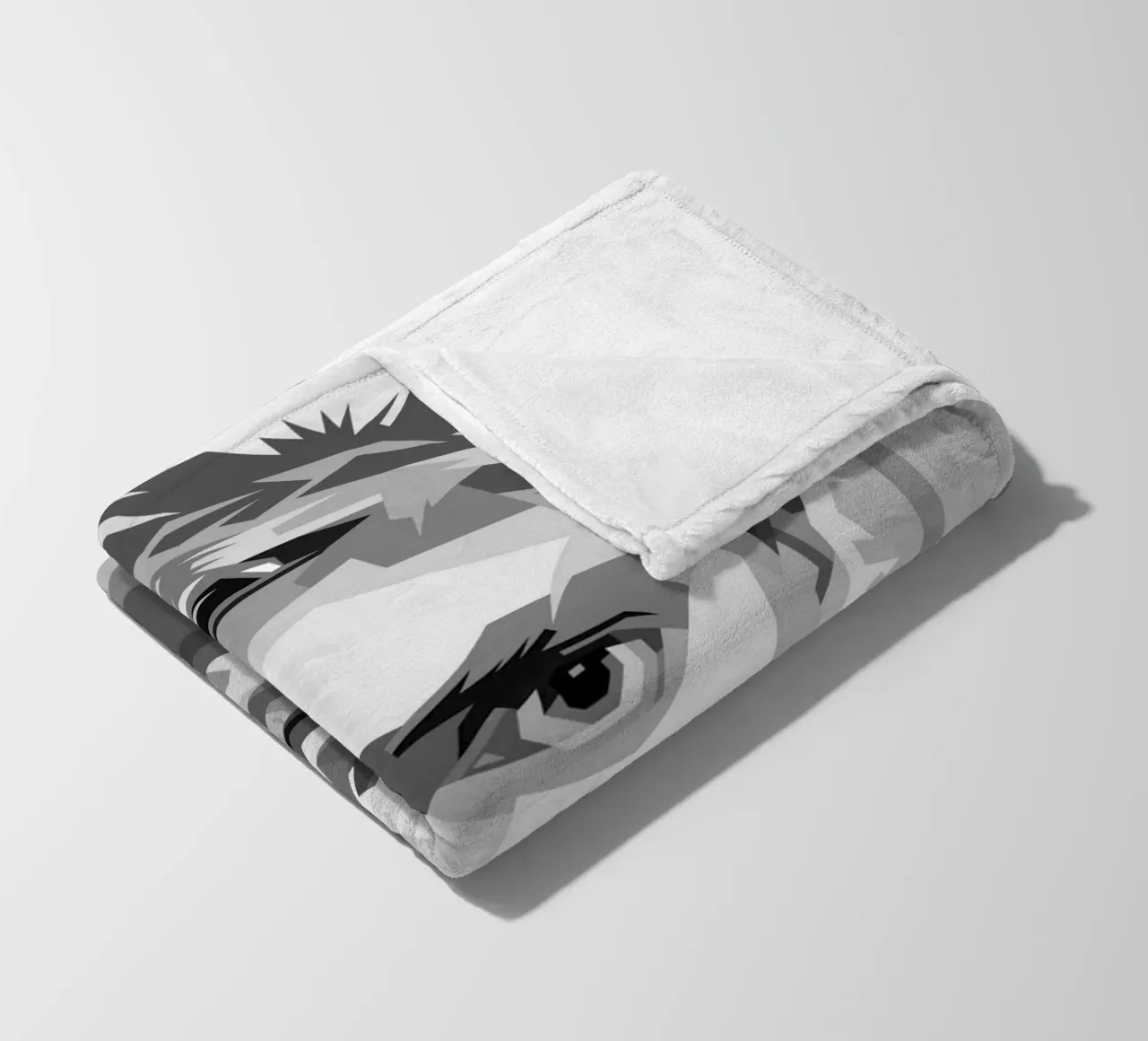 Simon Le Bon Monochrome WPAP coperta in pile da KP Artwork