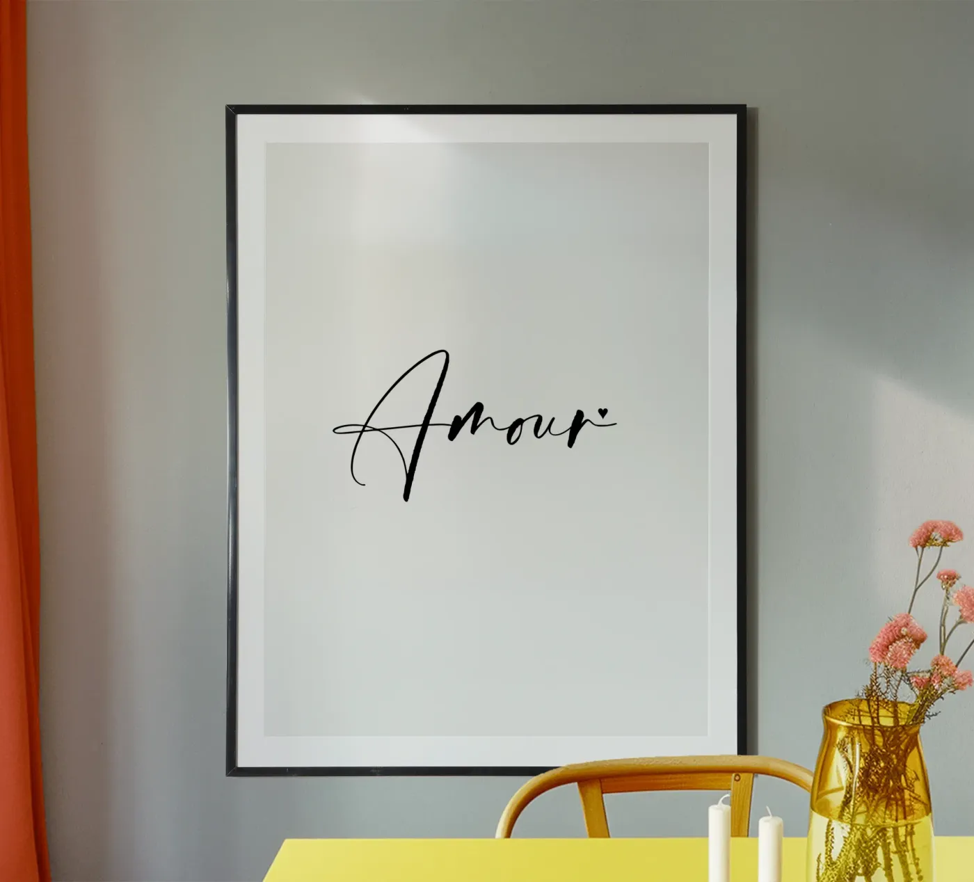 Amour poster van typolover