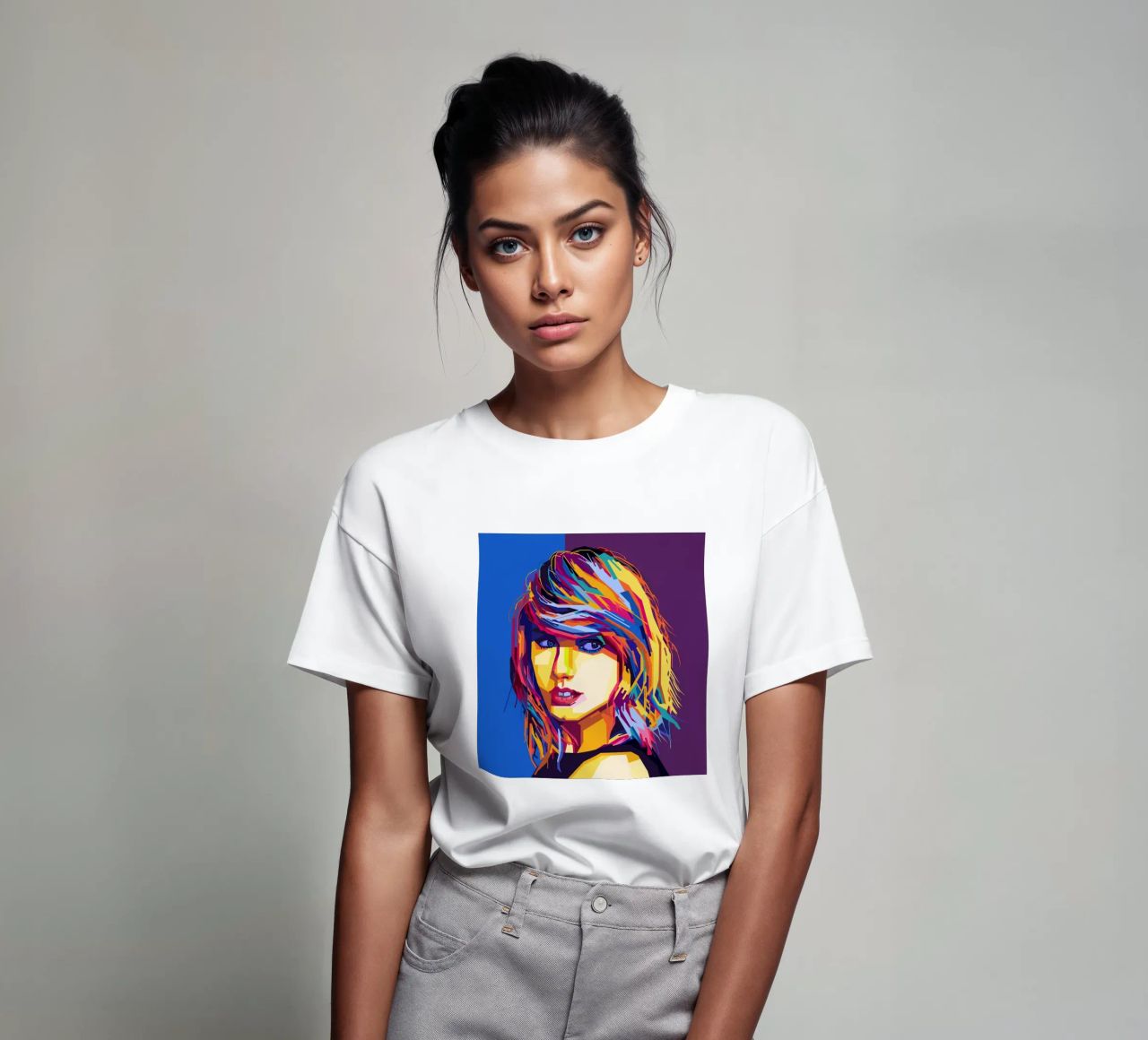 Taylor Swift Popart WPAP t-shirt da KP Artwork