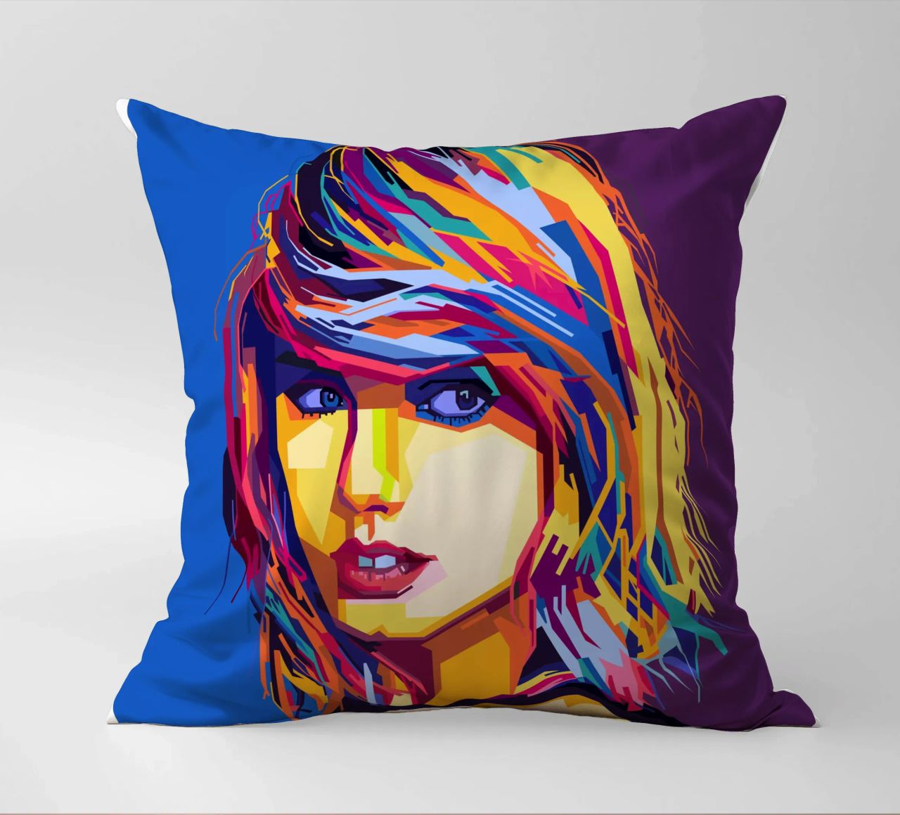 Taylor Swift Popart WPAP cuscino da KP Artwork