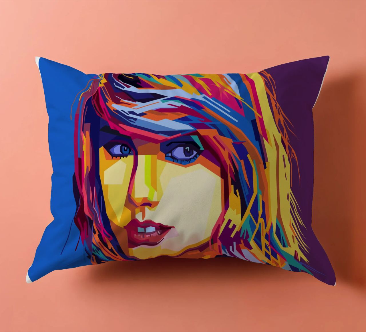 Taylor Swift Popart WPAP cuscino da KP Artwork