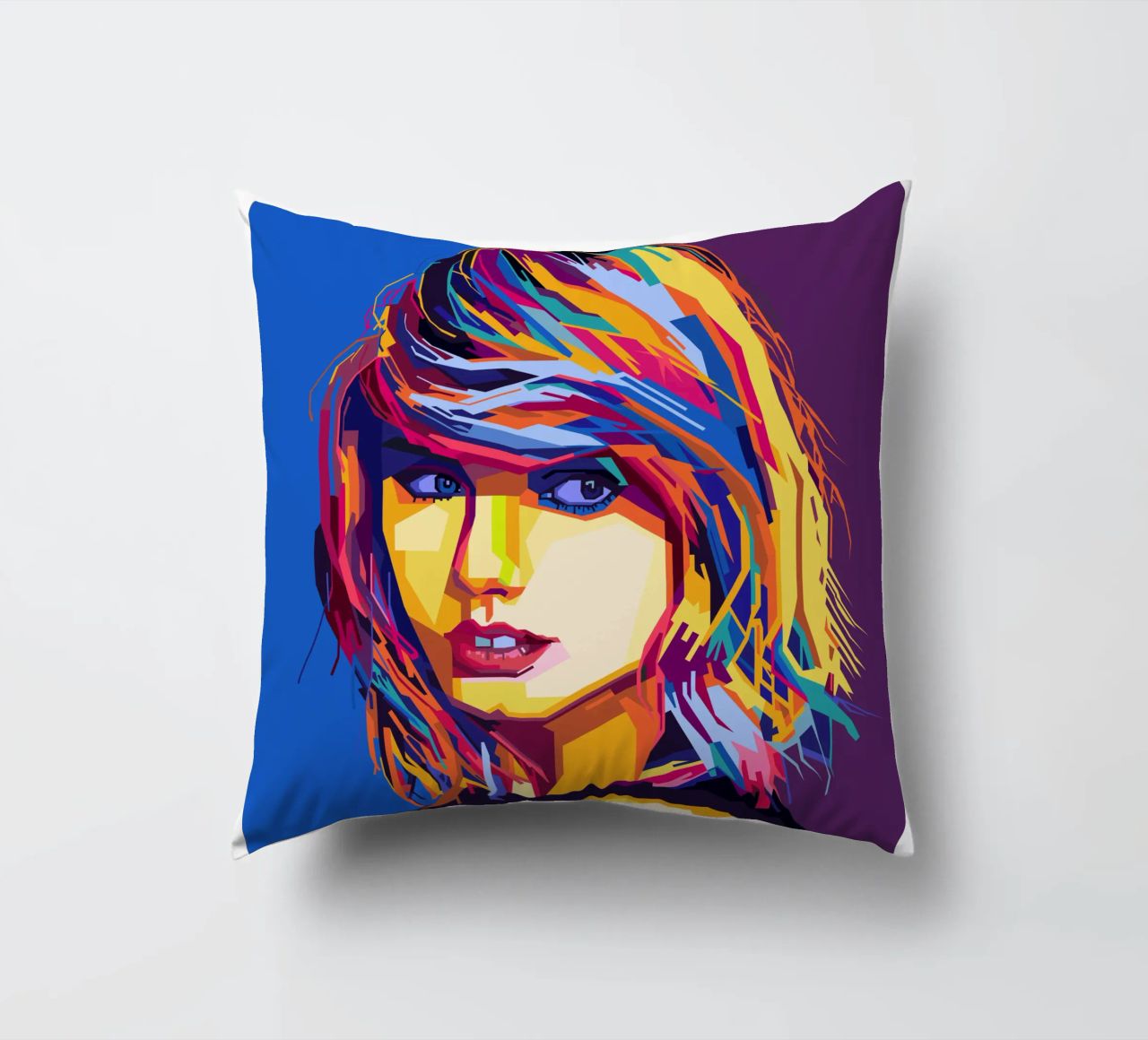 Taylor Swift Popart WPAP cuscino da KP Artwork