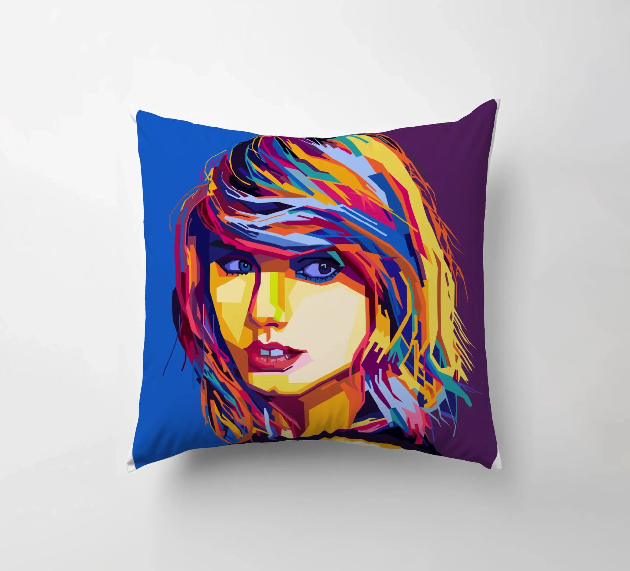 Taylor Swift Popart WPAP cuscino da KP Artwork
