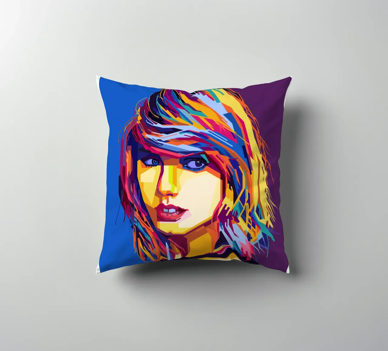 Taylor Swift Popart WPAP Kissen von KP Artwork