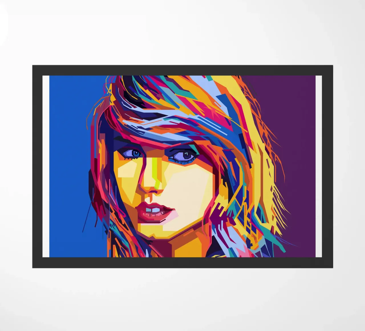Taylor Swift Popart WPAP deurmat van KP Artwork