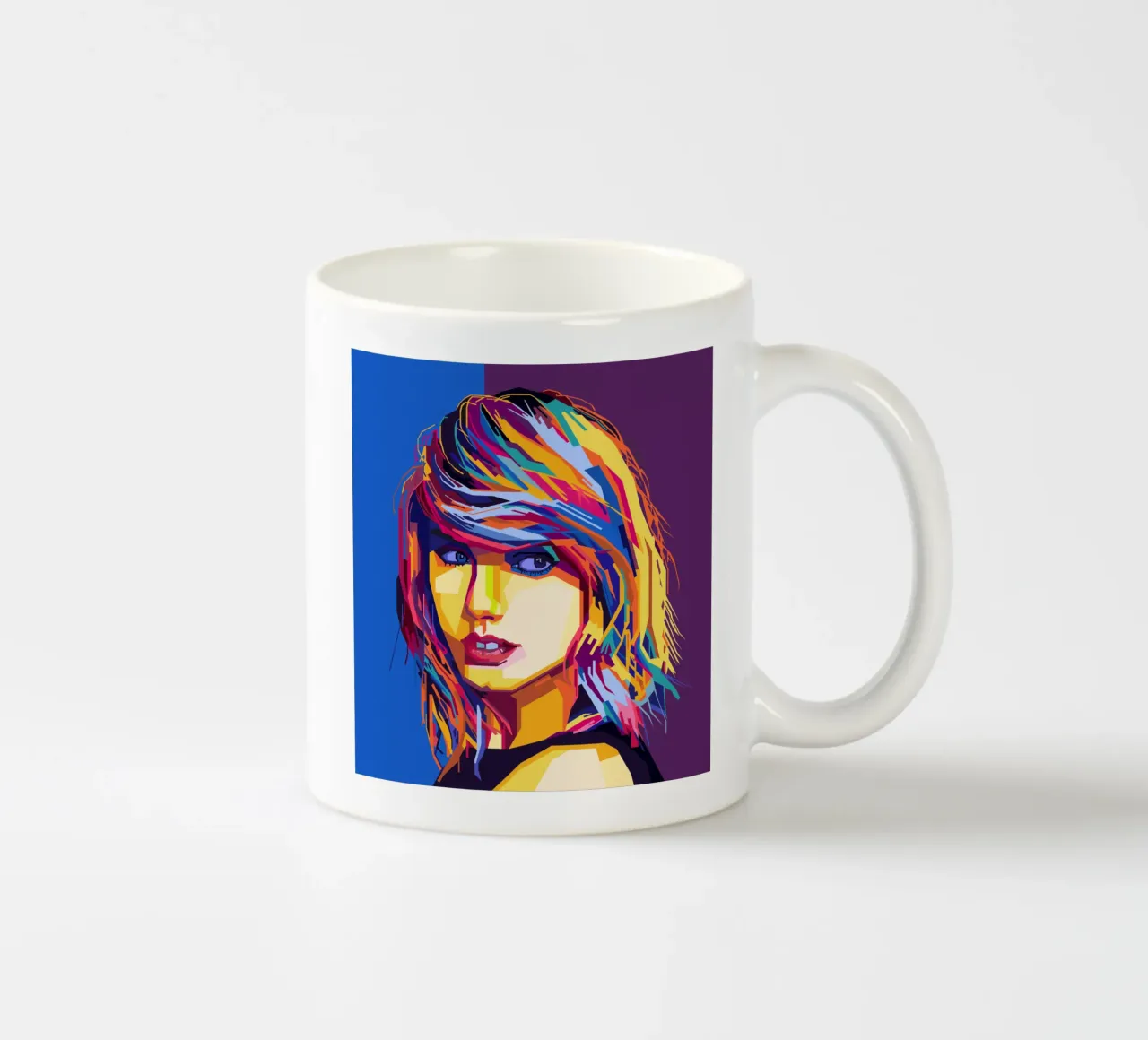 Taylor Swift Popart WPAP mug en céramique de KP Artwork