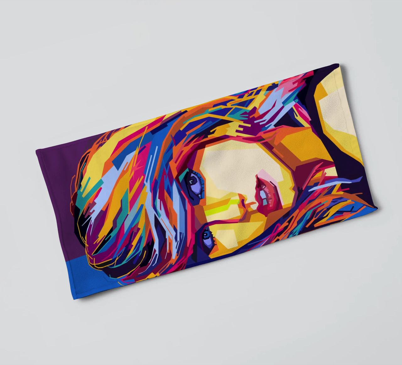 Taylor Swift Popart WPAP asciugamano da bagno da KP Artwork