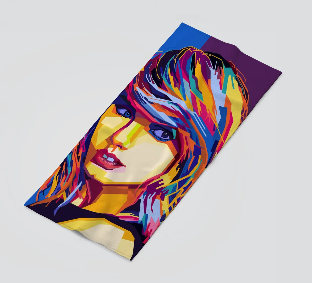 Taylor Swift Popart WPAP Strandtuch von KP Artwork