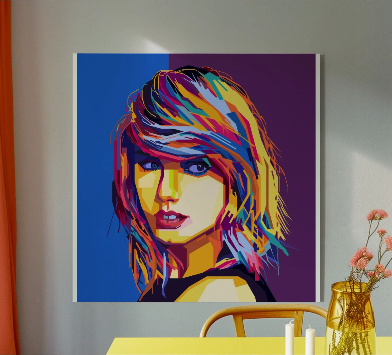 Taylor Swift Popart WPAP plexiglass da KP Artwork